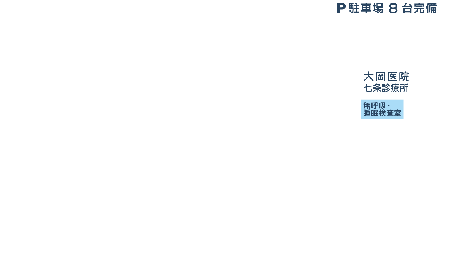 大岡医院睡眠検査室（京都市下京区）のアクセスマップ